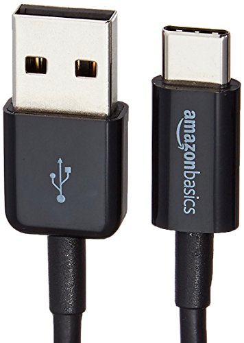 Image of Amazon Basics 5-Pack USB-C to USB-A 2.0 Fast Charging Cable, 480Mbps Speed, USB-IF Certified, for Apple iPhone 16 /15, iPad, Samsung Galaxy, Laptops, 6 Foot, Black