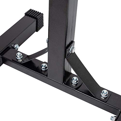 Scurrty Barbell Rack Bench Press Rack Stand Adjustable Squat Rack Cap Barbell Dumbell Rack Gym Bench Press Squat Bench Press Set Weight Rack Dip Stand Fitness Bench Press Equipment Home Gym