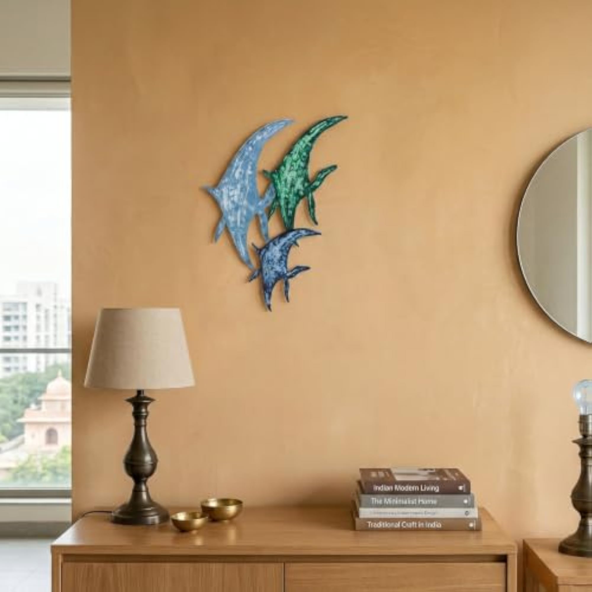 Coastal Nautical Fish Wall Décor, Rustic Ocean Art