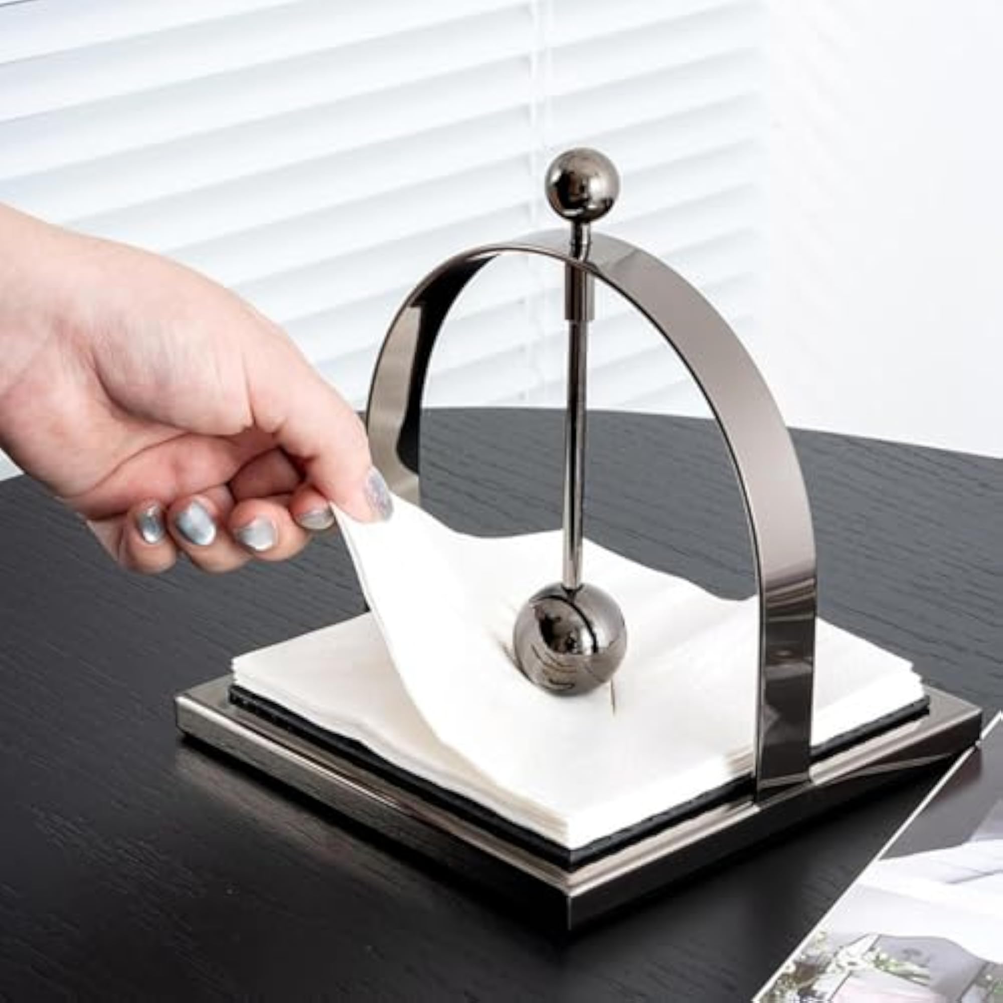 Dining Paper Towel Holder Square Napkin Stand