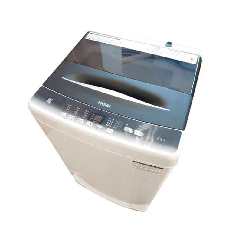 Amazon.co.jp: ハイアール 洗濯機 JW-U55HK(K) ブラック 洗濯容量：5.5  