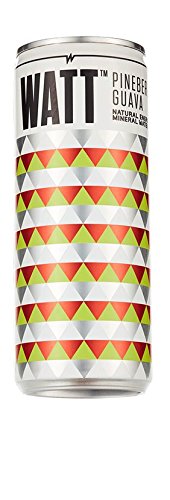 WATT Energy Drink, Pineberry Guava, 15 Pound (Pack of 24)