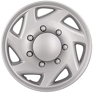 HubStar Hubcap Replacement for Ford Van 1998-2023, Premium Quality Sturdy 16-inch Wheel Cover (1 Piece)