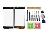 Flügel para Sony Xperia Z2 L50W D6502 D6503 Pantalla de Cristal Táctil touchscreen glass display Negro（ Sin LCD）de Recambio & Herramientas