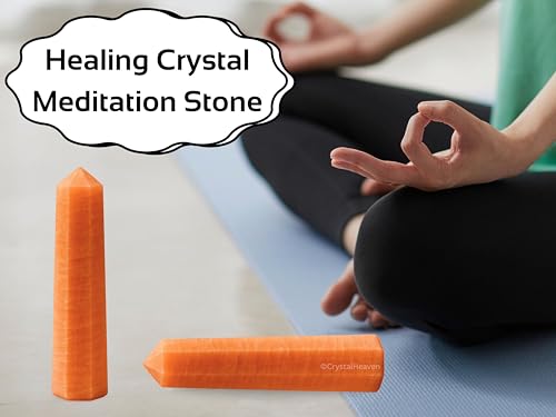 Image of Certified Red Aventurine Crystal Tower Obelisk Point For Chakra, Healing And Balancing - Aaa Grade Original Certified Gemstone Agate For Reiki Meditation Yoga Spiritual (3-4 Inches)