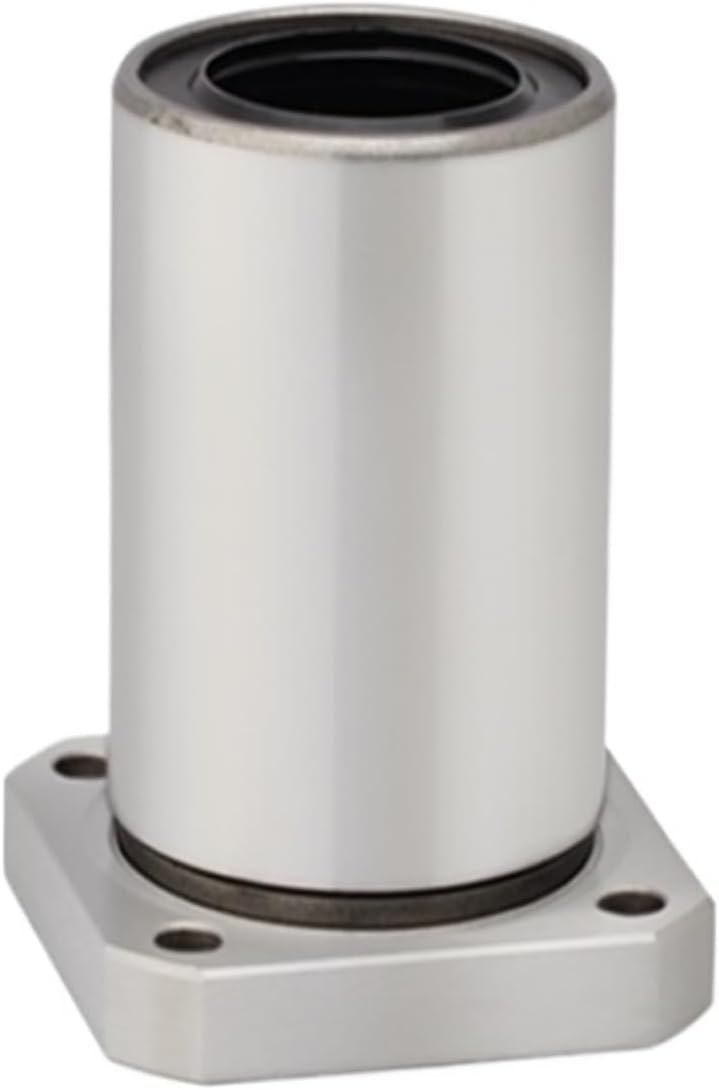 DEBLAN Rectangular Flanged Linear Ball Bearing LMK8UU LME12-d8 LHFS8 Square Linear Bushing, Size 8 * 15 * 24(LMK8AUU)