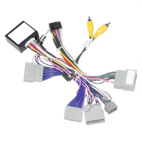 16-Pin Wiring Harness Kit + CANBUS Protocol Box for Honda HR-V/Fit 2020-2024 (Taiwan/Southeast Asia) – Android Head Unit Installation