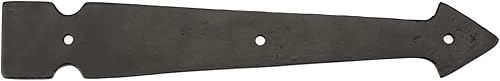 Richelieu Hardware BP9543206900 Bisagra falsa decorativa rústica de hierro forjado de 8 116 pulgadas (8.071 in) para puerta de granero, acabado