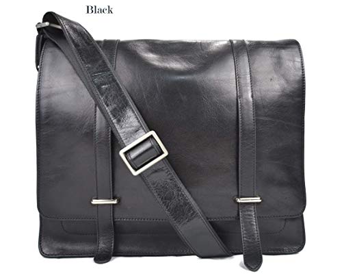 Sac postier en cuir noir la solution durable pour transporter vos affaires sans effort