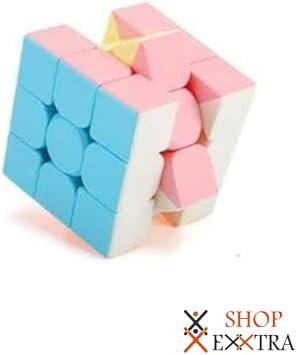 Rubik Intelligence Patience Cube Pastel Colors 3 X 3 X 3