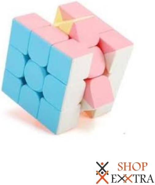 Rubik Intelligence Patience Cube Pastel Colors 3 X 3 X 3