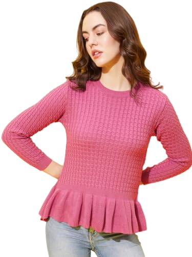 Image of Modeve Round Neck Casual Women Sweater||Winterwear||