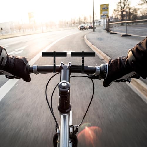 Soporte de extensión para manillar de bicicleta que libera espacio para tus luces 7