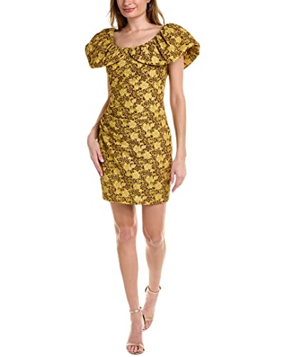 slim fit dress slacks Ted Baker London Gold Scoop Back Lined Dress- Size 4 (US 10) – The Saved  Collection main image 1