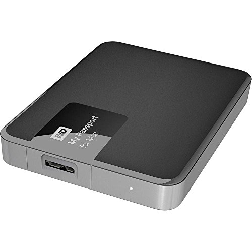 WD HDD �|�[�^�u���n�[�h�f�B�X�N 2TB My Passport for Mac WDBCGL0020BSL-PESN USB3.0/�^�C���}�V���Ή�/�Í����p�X���[�h�ی�/3�N�ۏ�