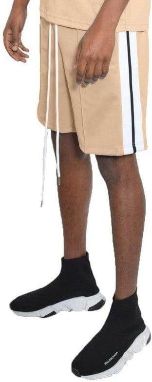 VacationGrabs Striped Waist Shorts