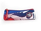 TASCHE IST AUS TRIKOTSTOFF: So belastbar wie das Eishockeytrikot ist, so belastbar ist auch Deine Adler Mannheim Tasche. Denn das Schlampermäppchen besteht aus dem original Adler Mannheim Trikot Stoff (100% Polyester).