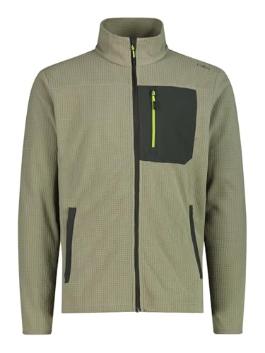 Chaqueta para hombre CMP beige transpirable con cremallera frontal y bolsillos prácticos