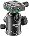 Sinnofoto Q02U CNC Professional Premium Metal Damping Camera Tripod Ball Heads With 1/4 Quick Shoe Plate Includes Tri-Bubble Levels Ballhead for Tripod,Monopod,Slider,DSLR Camera,Camcorder