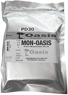 PDO Suture Cassette by Oasis, Size 3-0, 15 Meters, Vet Use