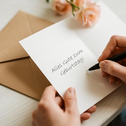 YISCOKO geburtstagskarte A6(mit Umschlag und Dichtungsband) geburtstagskarte frau mann geburtstagskarte freundin geburtstagskarten geburtstagskarte beste freundin
