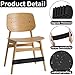 12 Pcs Chair Bands for Kids with Fidgety Feet for Chairs ADHD Tools Flexible Seating for Classroom Elementary（Black）