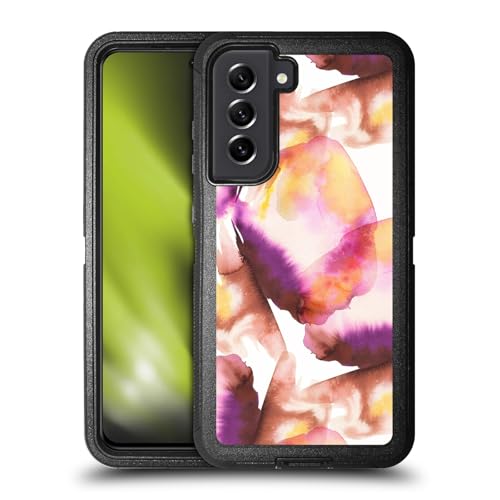 Coque Rigide Samsung S21 FE 5G Ninola Collection Luxe Or Violet