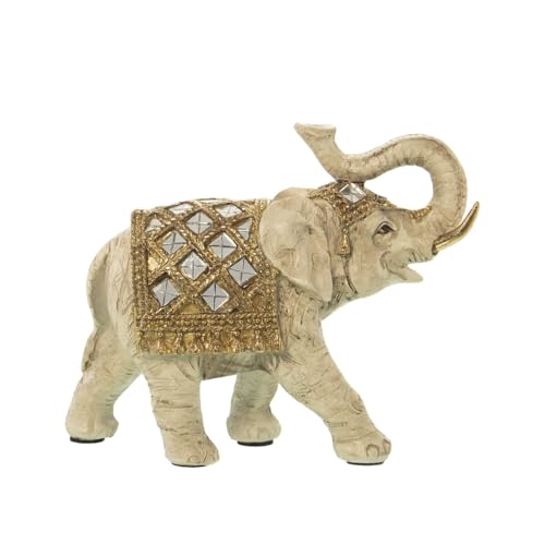 Figurine éléphant blanc en mélamine cadeau idéal déco design