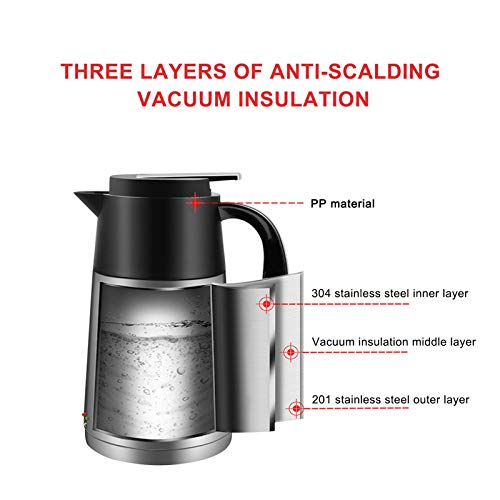 Hervidor eléctrico portátil para auto 1200ml acero inox miniatura 3