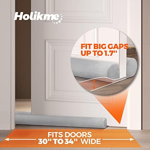 Holikme Door Draft Stopper Weather Stripping Adjustable Review