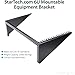StarTech.com 6U Wall Mount Patch Panel Bracket – 19 in – Steel - Vertical Mounting Bracket for Networking and Data Equipment , TAA (RK619WALLV)