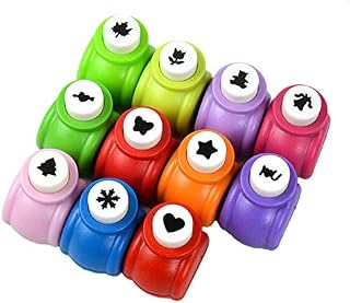 1 PC Mini Various Patterns Paper Punch Set Hole Cutters Puncher Easy to Use Great for DIY Craft, Scrapbooking,Card Making,Nails Decorating, Any Fun Projects (1)