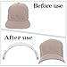 Classicseali 4pcs Hat Curver Tool,Durable Hat Bender Brim, Reusable Hats Brim Shaper, Hats Bending Tools, Men's Accessories, for Most Baseball Caps, Visor Shaping, White
