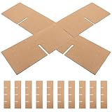 Pratique et rapide : la cloison est facile à installer et à retirer, sans outils supplémentaires, séparateurs de boîtes en carton, compartiments de séparation