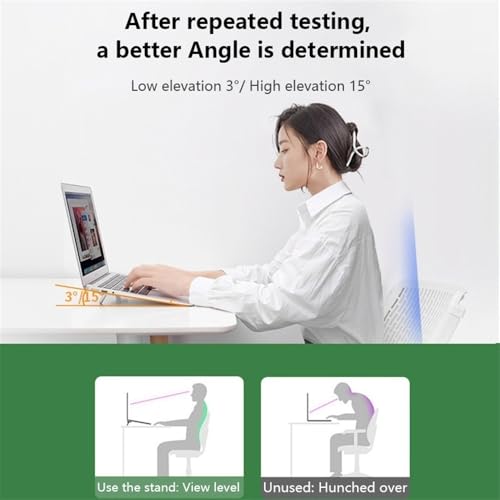 Soporte ajustable para laptop plegable de aleación de zinc miniatura 4