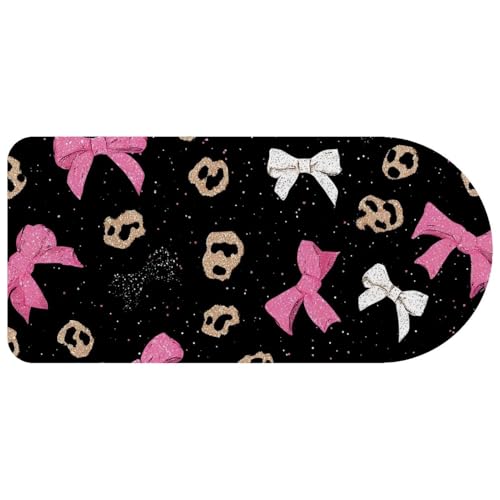 Tapis de souris léopard grand format pour éviter les mouvements du clavier de jeu