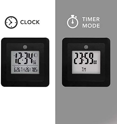 Marathon Moon Phase Digital Wall Clock