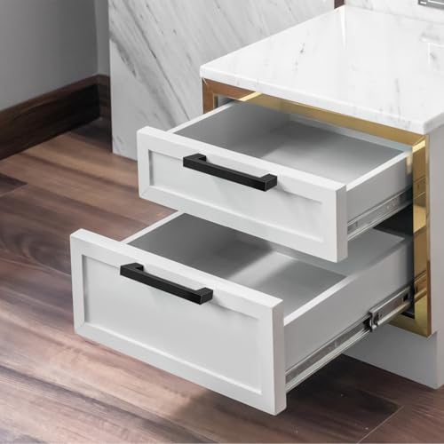 Miniatura 6 de Tufa 10pcs Tiradores Negros Cocina 96mm Tiradores Armarios Cocina En Acero Inoxidable Con 10 Tornillos Largos, 20 Tornillos Cortos Para Cajones, Gabinetes Y Armarios