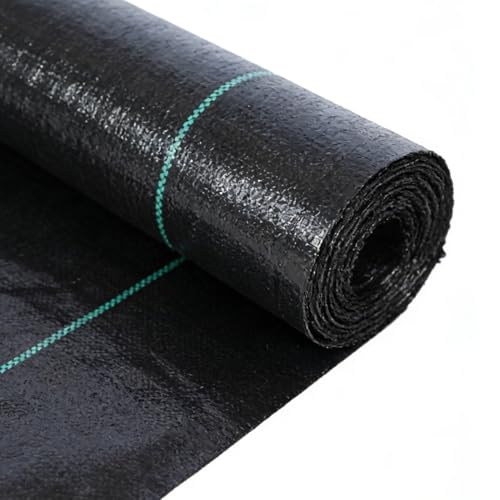Tissu paysager 0,5x50m bâche de paillage robuste pour allée et parterre - 8