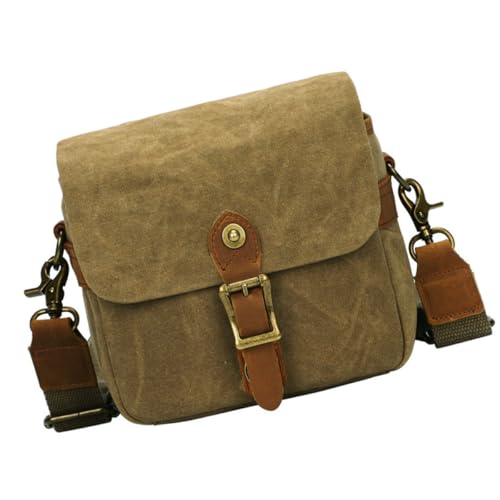 Bolsa de lona khaki para cámara protectora para almacenamiento