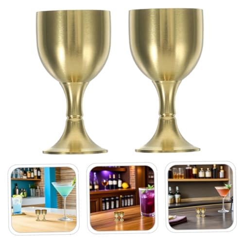 Cáliz de comunión y tazas de vino PRETYZOOM para decorar mesas de fiesta y cenas importantes 6