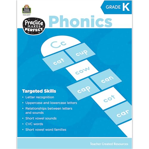 Teacher Created Resources La pratica rende perfetti: Phonics Grade K