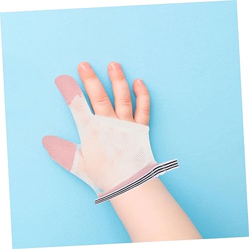 Boy Girl's Fingers Sucking Stop Gloves Breathable Protective and Skin-Friendly for Newborns Boy Girl Nail Biting Mittens3