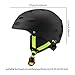 rockible Snow Ski Helmet Sports Helmet Adjustable Fitting Skiing Accessories Headgear for Roller Skating Skateboard Outdoor Sports Men, Black