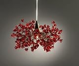 Red Lampshade - Romantic Red Roses Light Shades - Pendant Light Decorations for Bedroom Lighting - L