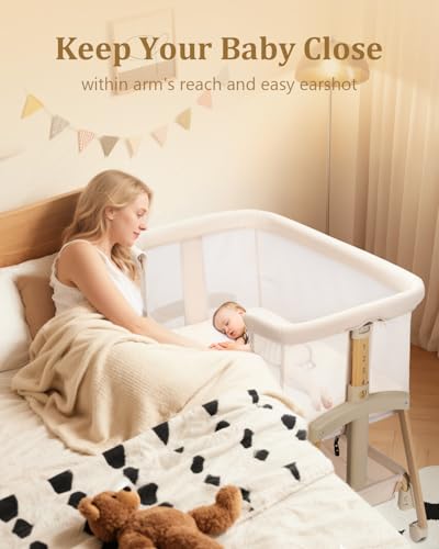 JevrJeur 7-Height Adjustable Bassinet