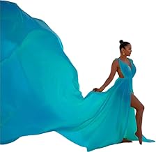 Long Flowy Train for Gorgeous Photoshoot, Wedding Dress, Satin Flying Dress with Maxi Engagement