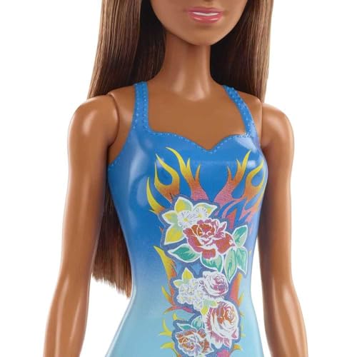 Barbie - Muñeca de Playa - Traje Azul miniatura 2