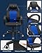 SONGMICS OBG56L Racing - Silla de Escritorio de Oficina Ergonómica Regulable con...