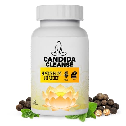 Candida Cleanse, Candida Cleanse - Gut & Colon Support, Advanced Probiotic & Herbal Formula, Candida Cleanse with Natural Herbs and Probiotics, 60 Capsules (60pcs/1bottle) Candida Cleanse, Candida Cleanse - Gut & Colon Support, Advanced Probiotic & Herbal Formula, Candida Cleanse with Natural Herbs and Probiotics, 60 Capsules (60pcs/1bottle)